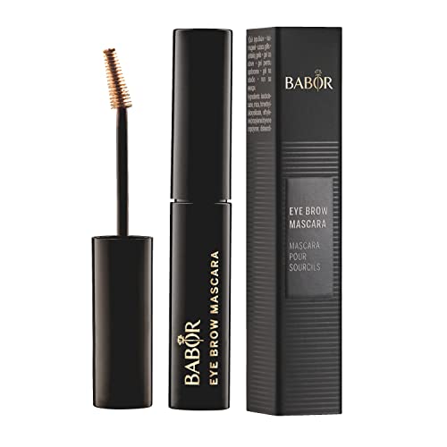 BABOR MAKE UP Eye Brow Mascara, Augenbrauenmascara, mit getöntem Gel und superfeiner Bürste, färbt, fixiert & konturiert, füllt Lücken auf, 2 g von BABOR