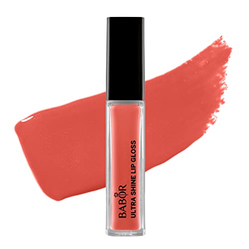 BABOR MAKE UP Ultra Shine Lip Gloss, mit 3D Volumen Effekt, nicht klebend, mit pflegenden Ölen, für vollere Lippen, erhältlich in 6 Farben, 6,5 ml von BABOR