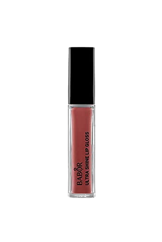 BABOR MAKE UP Ultra Shine Lip Gloss, mit 3D Volumen Effekt, nicht klebend, mit pflegenden Ölen, für vollere Lippen, erhältlich in 6 Farben, 6,5 ml von BABOR