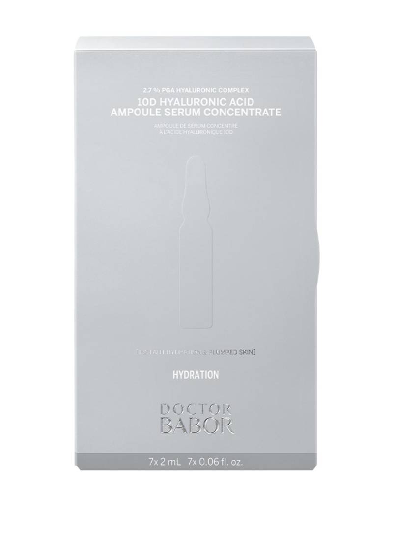Babor Doctor Babor Hydration - 10D Hyaluronic Acid Ampoule Serum Concentrate (7 x 2 ml) 14 ml von BABOR