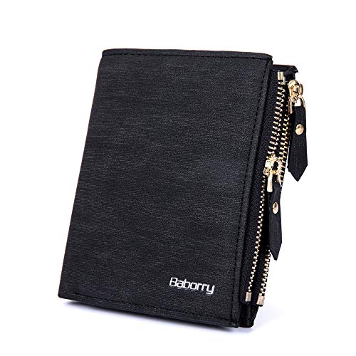 Herren Geldbörse Kartentasche Kurz Geldbeutel Männer Anti-RFID RFID RFID Herrentasche von BABORRY