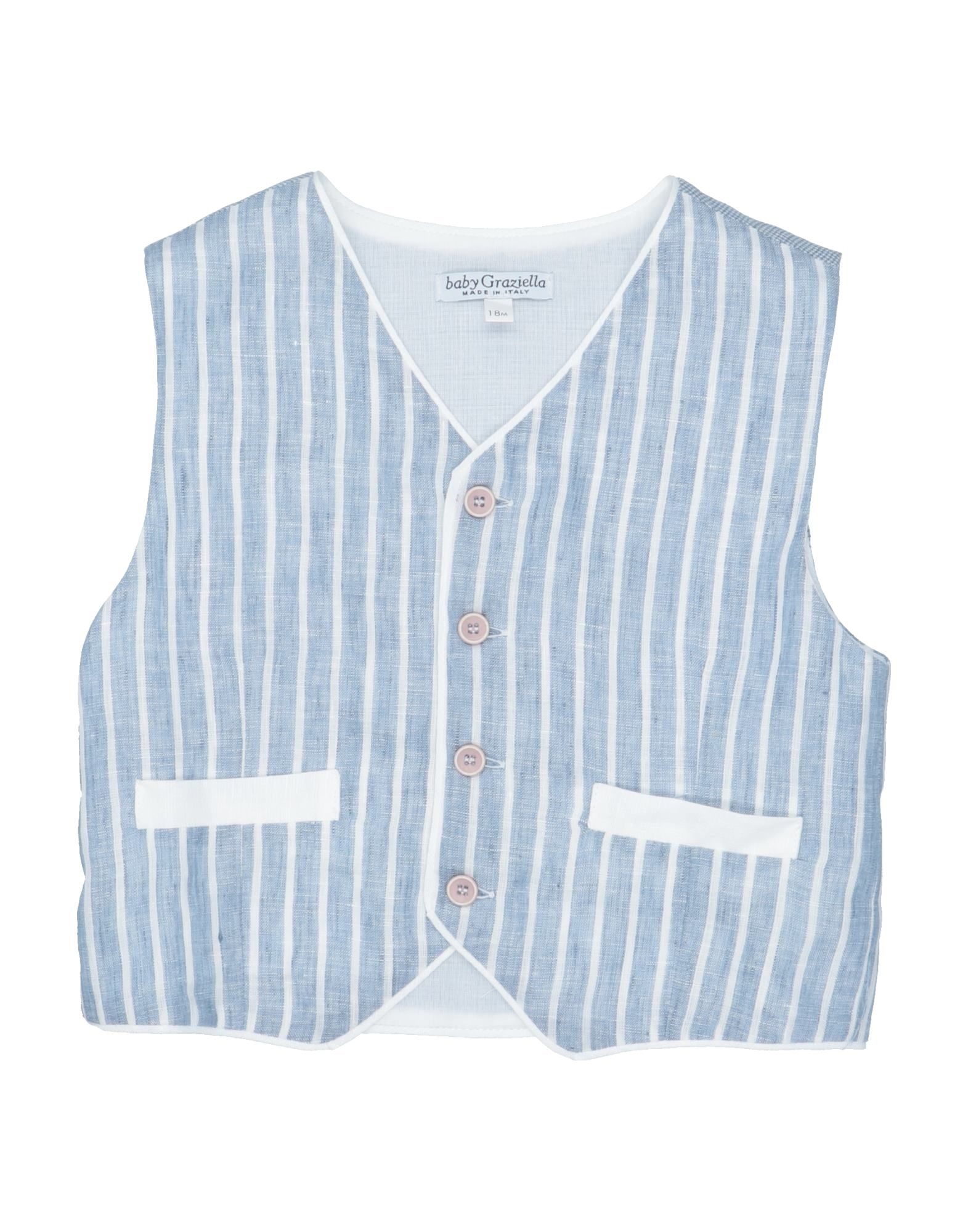 BABY GRAZIELLA Couture-weste Kinder Taubenblau von BABY GRAZIELLA