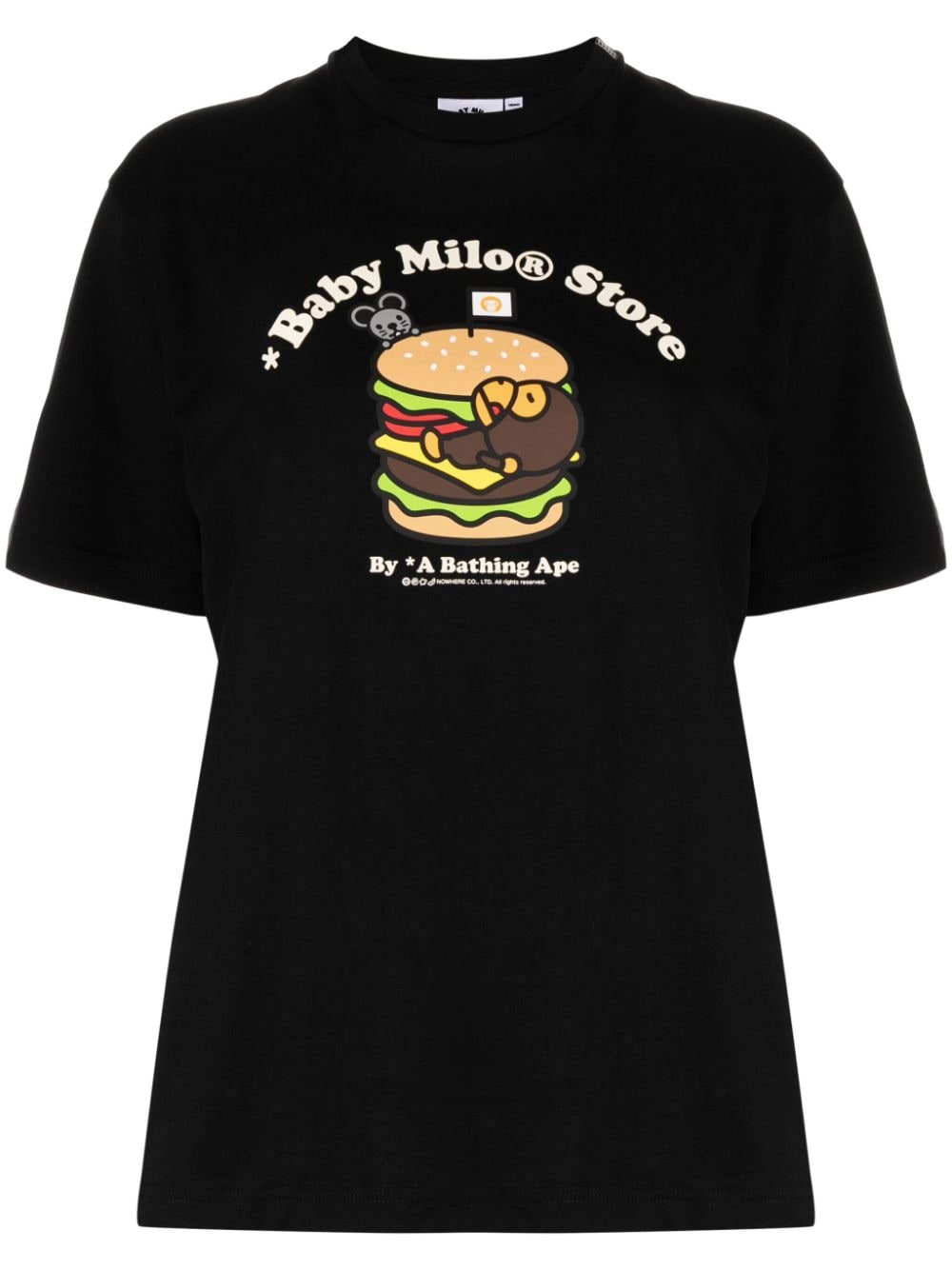 *BABY MILO® STORE BY *A BATHING APE® Baby Milo® T-Shirt - Schwarz von *BABY MILO® STORE BY *A BATHING APE®