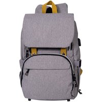 BABY ON BOARD Wickelrucksack Freestyle Yellowstone Grau von BABY ON BOARD