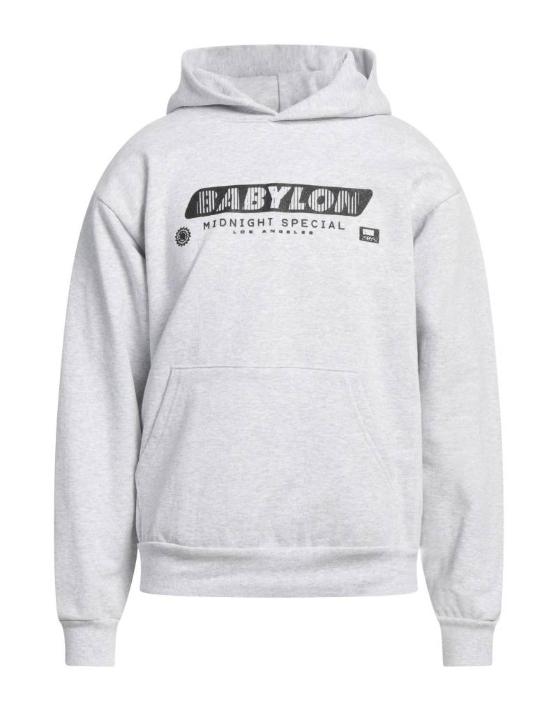 BABYLON Sweatshirt Herren Hellgrau von BABYLON