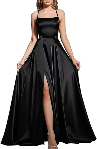 BABYONLINE D.R.E.S.S. Cocktailkleid, Hochzeit, lang, geschlitzt, sexy, rückenfrei, schick, elegant, Gala-Kleid, Promo mit Schleppe, Schwarz , 42 BABYONLINE D.R.E.S.S. Cocktailkleid, Hochzeit, lang, geschlitzt, sexy, rückenfrei, schick, elegant, Gala-Kleid, Promo mit Schleppe, Schwarz , 42 von BABYONLINE D.R.E.S.S.