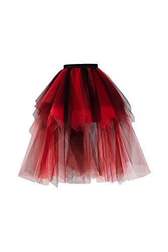 BABYONLINE D.R.E.S.S. Damen Tüllrock 50er Jahre Rockabilly Petticoat Mehrfarbig Karneval Kostüm Petticoat Röcke Kurz Ballkleid von BABYONLINE D.R.E.S.S.