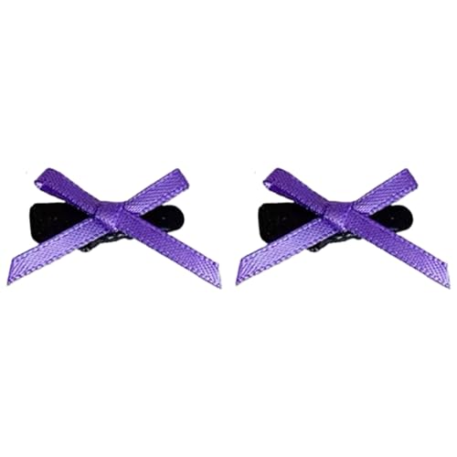 2pcs Zöpfe Bowknot Haarclip Für Heiße Mädchen Ribbon Bowknot Form Haare Barrettes Für Mädchen Teenager Neujahrsgeschenk von BABYVIVA