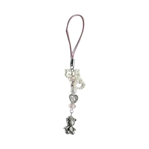 BABYVIVA Ästhetischer Bowknot Blumentelefon Keychain Charm Moderner Schlüsselrangheizt Metall Accessoire Für Weibliche Mode Enthusiasten BABYVIVA Ästhetischer Bowknot Blumentelefon Keychain Charm Moderner Schlüsselrangheizt Metall Accessoire Für Weibliche Mode Enthusiasten von BABYVIVA