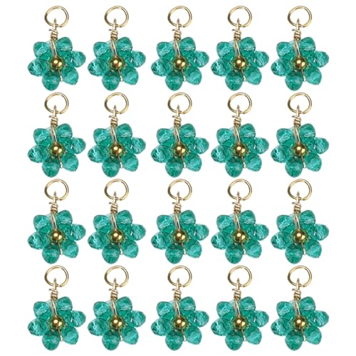 BABYVIVA Funkelnde Kristallblume Perlen Anhänger Auffällige Kristallperlen Anhänger Ornament Modische Frauen Halskette Vorräte von BABYVIVA