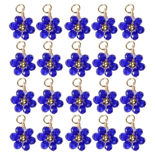 BABYVIVA Funkelnde Kristallblume Perlen Anhänger Auffällige Kristallperlen Anhänger Ornament Modische Frauen Halskette Vorräte von BABYVIVA