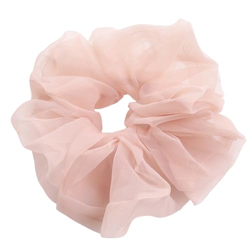 BABYVIVA Haarring Organza Scrunchies Haargummis Scrunchie Elastische Haarbänder Seil für Frauen Mädchen von BABYVIVA