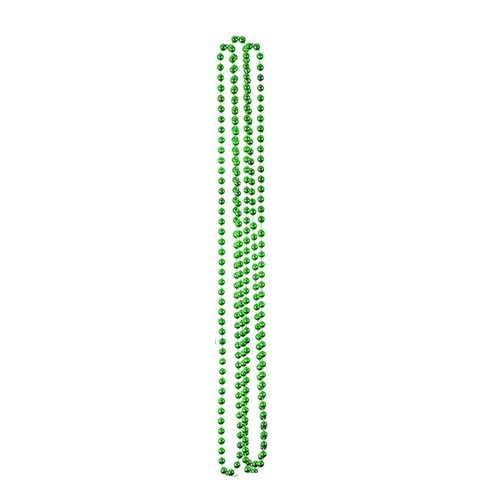 BABYVIVA Halsketten für Damen, 6 Stück, St. Patrick's Day, Kleeblatt-Halskette, grüne Perlen, irischer Tag, Party-Dekoration, Kleeblatt-Strang, Schmuck, The circumference is 84cm, Kunststoff von BABYVIVA