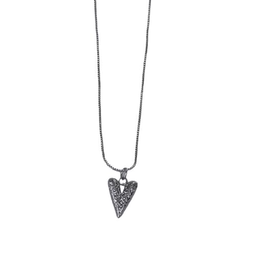 BABYVIVA Halsketten für Frauen, Edelstahl-Schmuck, einfacher Herz-Anhänger, passendes Schlüsselbein-Kette, Schlangenknochen-Halskette für Mädchen, 45+5cm, Edelstahl von BABYVIVA