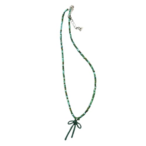 BABYVIVA Halsketten für Frauen, Schmetterlings-Schleifen-Halskette, Bowknot-Anhänger, Schlüsselbeinkette, verstellbare Länge, Halskette, Schlüsselbeinkette für Frauen und Mädchen, 40+5cm, Metall von BABYVIVA