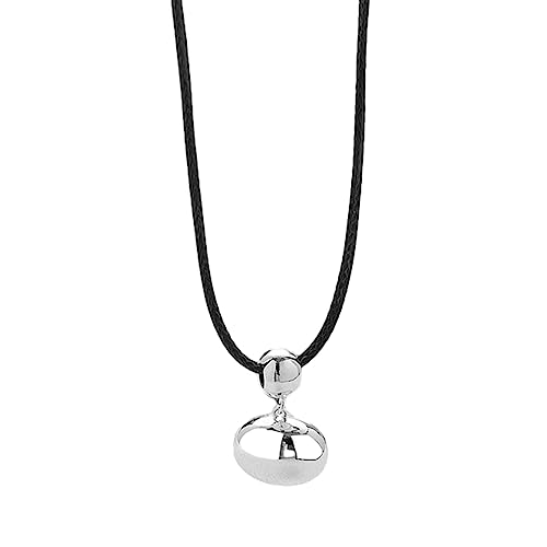 BABYVIVA Halsketten für Frauen, modische Bohnen-Anhänger, einfache kurze Choker-Halsketten für Frauen und Mädchen, Kupfer-Schlüsselbeinkette, ästhetischer Y2K-Schmuck, About 40cm, Kupfer von BABYVIVA