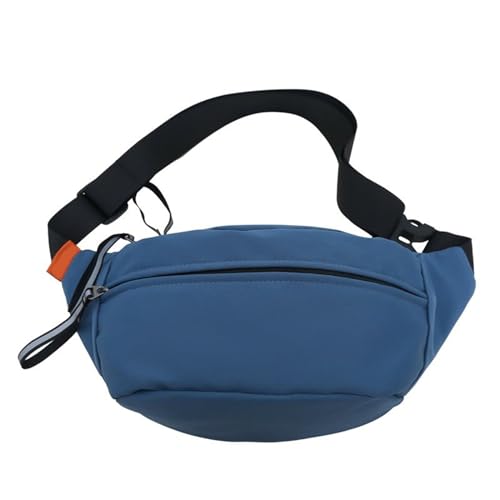 BABYVIVA Hüfttasche für Damen, Herren, multifunktionale Bauchtasche, Brusttasche mit verstellbarem Riemen, lässige Hüfttasche für Reisen, Wandern, blau, 39*13*20cm von BABYVIVA