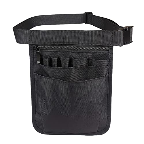 BABYVIVA Krankenschwestertaschen-Organizer für medizinische Scheren, Pflege-Set, Werkzeug, Geschenk für Krankenpfleger, Studenten, Therapeuten, reißfest und sicher, Schwarz , 25*18CM von BABYVIVA