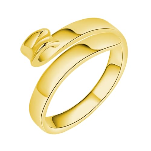 BABYVIVA Ringe für Frauen, verstellbare Strick-, Häkel-Ringe, Garnführung, Fingerhalter, Strickringe, Legierung, Fingerhut-Ringe für schnelleres Stricken von BABYVIVA