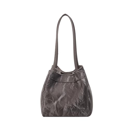 BABYVIVA Schultertasche für Damen, modisch, PU-Leder, lässig, einfarbig, Unterarm-Geldbörse, Crossbody-Tasche mit verstellbarem Riemen, Schwarz , As shown in the picture (error 1-3cm) von BABYVIVA