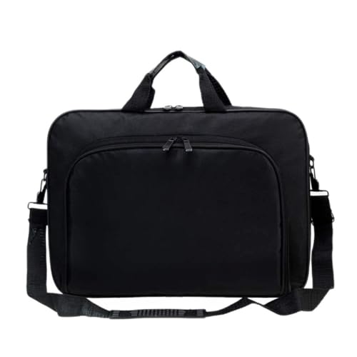 BABYVIVA Tasche für Damen, 15,6 Zoll Laptop Messenger Bag Business Office Tasche für Männer Frauen, Schwarz , 40x5.5x29cm von BABYVIVA