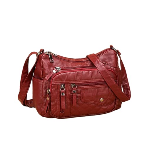 BABYVIVA Tasche für Damen, 2024 Umhängetasche, vielseitige trendige Ledertasche, mehrere Fächer, Crossbody-Tasche für Damen, vielseitige modische Tasche, 1, As shown in the picture (error 1-3cm) von BABYVIVA