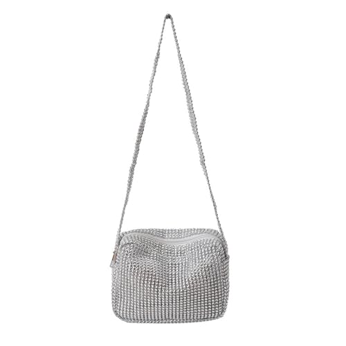 BABYVIVA Tasche für Damen, Abend-Clutch, Luxus-Strass, Crossbody-Tasche, Abendtasche, glitzernde Umhängetasche, Party, Hochzeit, Geldbörsen, 1, 19*13*8cm von BABYVIVA