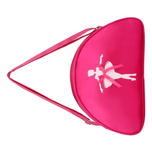 BABYVIVA Tasche für Damen, Ballett-Tanztasche, Handtasche, Schultertasche, Balletttasche, Prinzessinnentasche, Latein-Tanztasche für Ballett-Enthusiasten, Tänzer, Studenten, hot pink, 35*21*11cm von BABYVIVA