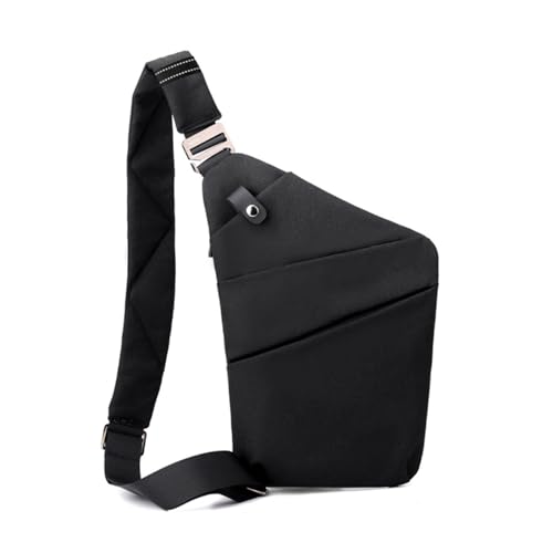 BABYVIVA Tasche für Damen, Gürteltasche, Reise-Brusttasche, große Kapazität, Tasche für Erwachsene, Unisex, Damen, Herren, spritzwassergeschützt, Umhängetasche, Schwarz , As shown in the picture von BABYVIVA