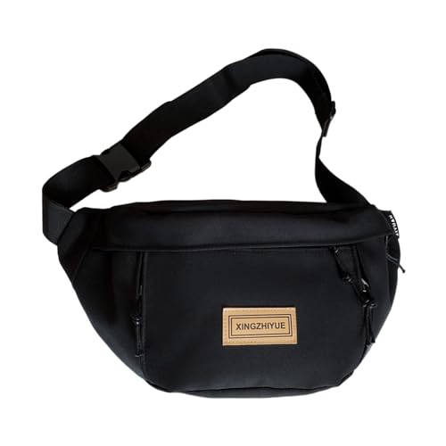 BABYVIVA Tasche für Damen, Gürteltasche für Damen und Herren, Unisex, Bauchtaschen mit verstellbarem Riemen, kleine Umhängetasche, Brusttasche, All-Matching-Hüfttasche, Schwarz , As shown in the von BABYVIVA