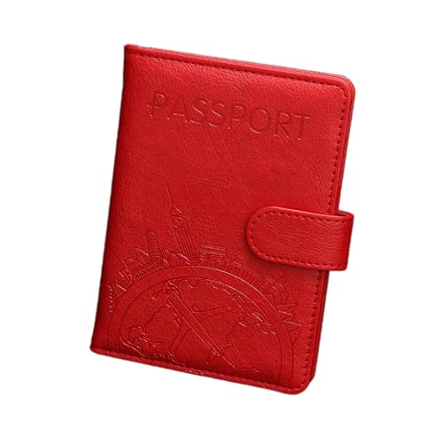 BABYVIVA Tasche für Damen, Reisepasshülle mit einzigartigem Weltarchitektur-Muster, blockierend, Kartenetui, schützt Ihren Reisepass, 1, As shown in the picture von BABYVIVA