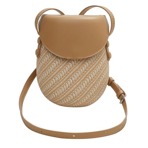 BABYVIVA Tasche für Damen, aus Polyurethan, für Handy, niedliche Muscheln, Kuriertasche, kleine Umhängetasche, schöne Umhängetasche, Mädchen, Geldbörse, Geldbörse, khaki, 18*14*5cm von BABYVIVA