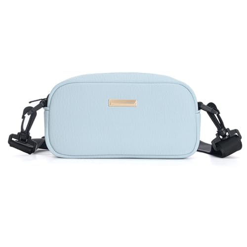 BABYVIVA Tasche für Damen, einzelne Schultertasche, PU-Leder, Umhängetasche, multifunktional, für den täglichen und geschäftlichen Gebrauch, blau, Reference picture information von BABYVIVA