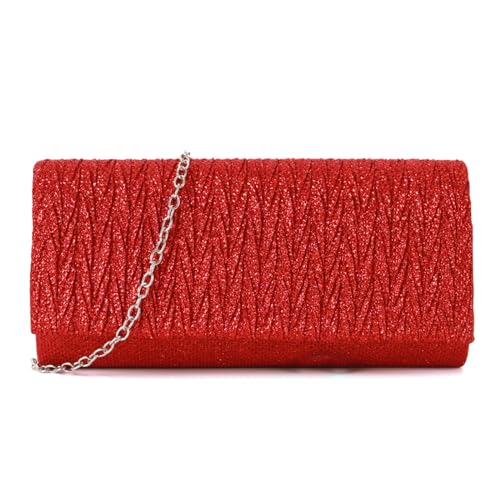 BABYVIVA Tasche für Damen, elegante Umschlag-Clutch mit abnehmbarem Kettenriemen, Cocktail-Party, Abendtasche für Damen, 1, As shown in the picture (error 1-3cm) von BABYVIVA