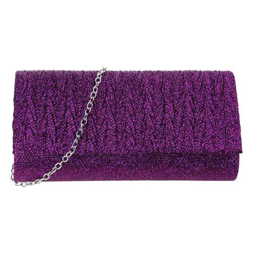 BABYVIVA Tasche für Damen, elegante Umschlag-Clutch mit abnehmbarem Kettenriemen, Cocktail-Party, Abendtasche für Damen, 1, As shown in the picture (error 1-3cm) von BABYVIVA