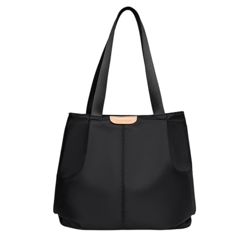 BABYVIVA Tasche für Damen, große Kapazität, Umhängetasche, Nylon, Handtasche, Mädchen, lässig, Einkaufstasche, Studenten, Schultasche, modische Reisetasche, Schwarz , As shown in the picture (error von BABYVIVA