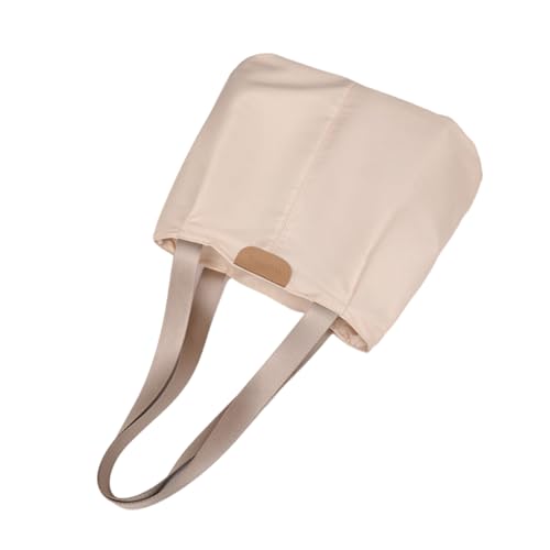 BABYVIVA Tasche für Damen, große Kapazität, Umhängetasche, Nylon, Handtasche, Mädchen, lässig, Einkaufstasche, Studenten, Schultasche, modische Reisetasche, beige, As shown in the picture (error von BABYVIVA