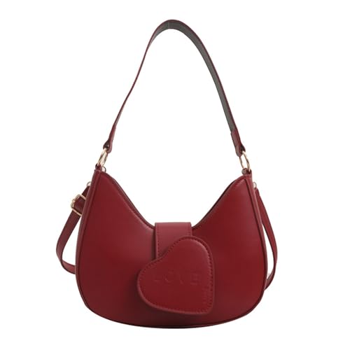 BABYVIVA Tasche für Damen, stilvoll und praktisch, Unisex, Einzel-Umhängetasche, leicht, Crossbody-Tasche, Pendlertasche, PU-Tasche für den täglichen Gebrauch, 1, As shown in the picture (1-3cm error) von BABYVIVA