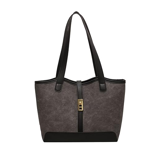 BABYVIVA Tasche für Damen, stilvolle Damentasche für den täglichen Gebrauch, große Kapazität, Handtasche, trendige und praktische Schultertasche Shopper Taschen, Schwarz , As shown in the picture von BABYVIVA