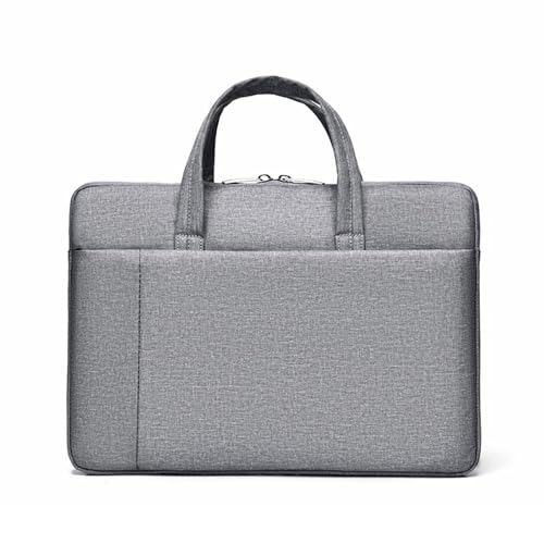 BABYVIVA Tasche für Damen, stilvolle Laptop-Tasche für Geschäftsleute und Studenten, Handgepäck, Notebook-Hülle, grau, As shown in the picture von BABYVIVA