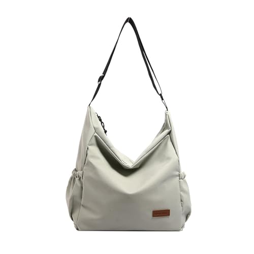 BABYVIVA Tasche für Damen, stilvolle Nylon-Crossbody-Tasche für Damen mit großem Fassungsvermögen und verstellbarem Riemen, Studenten, Bücher, Tasche, Pendler, lichtgrün, As shown in the picture von BABYVIVA