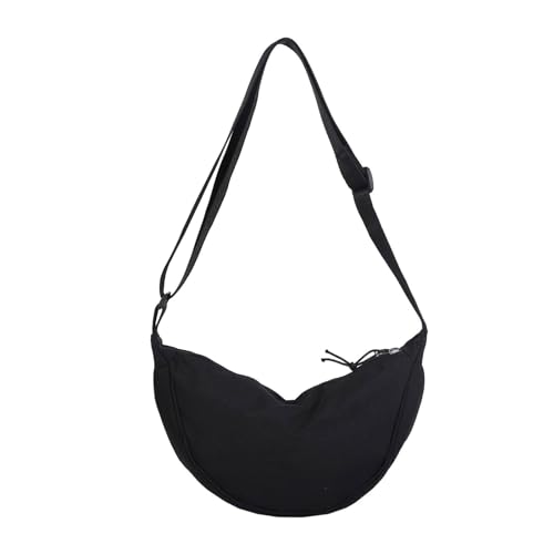 BABYVIVA Tasche für Damen, stilvolle und geräumige Nylon-Umhängetasche für Damen, Schultertaschen, perfekt für modische Enthusiasten, Schwarz , 31*16*9cm von BABYVIVA