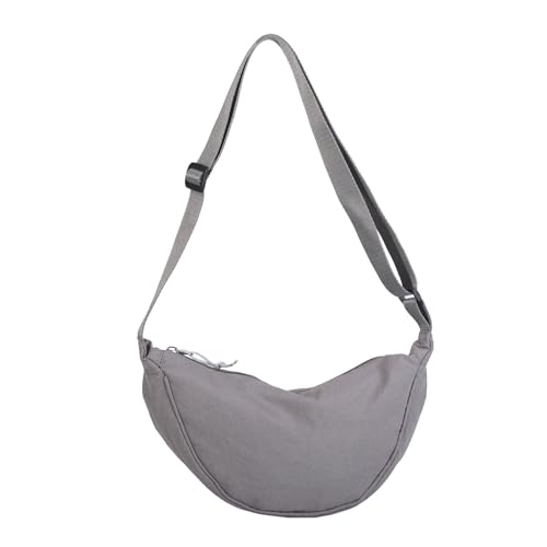 BABYVIVA Tasche für Damen, stilvolle und geräumige Nylon-Umhängetasche für Damen, Schultertaschen, perfekt für modische Enthusiasten, grau, 31*16*9cm von BABYVIVA