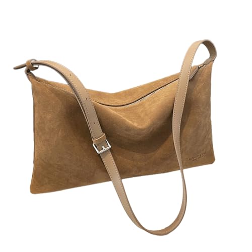 BABYVIVA Tasche für Damen, stilvolle und vielseitige Umhängetasche, PU-Unterarm-Geldbörse, zeitloser Stil, Handtasche, zeigen Sie Ihren persönlichen Stil, khaki, As shown in the picture (1-3cm error) von BABYVIVA