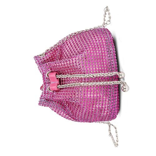 BABYVIVA Tasche für Damen, trendige Schultertasche, Kordelzug, Eimertasche, zeigen Sie Ihren persönlichen Charme mit exquisiter Dekoration, 1, 18*14*11cm von BABYVIVA