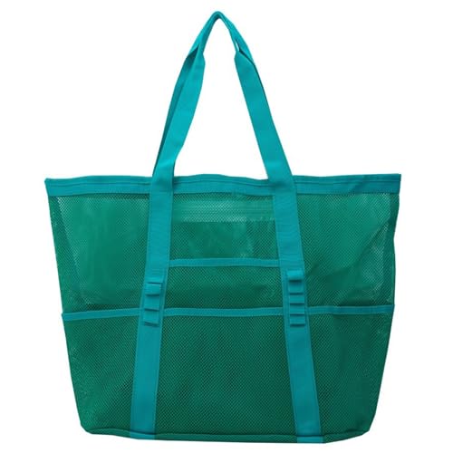 BABYVIVA Tasche für Damen, wasserdichte Strandtaschen für Erwachsene, große Kapazität, Schultertaschen für Reisen, Aufbewahrungstasche, Handtasche, grün, 43*20*39cm von BABYVIVA
