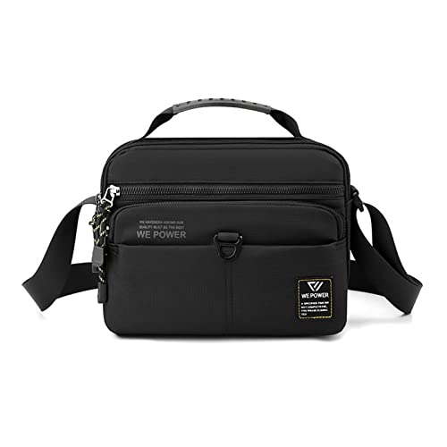 BABYVIVA Umhängetasche für Damen, Herren, einfache Reisetasche, Umhängetasche, lässig, große Kapazität, Kuriertasche für Sport, Workout, Wandern, Schwarz , As shown in the picture von BABYVIVA