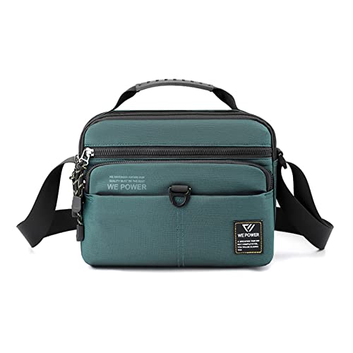 BABYVIVA Umhängetasche für Damen, Herren, einfache Reisetasche, Umhängetasche, lässig, große Kapazität, Kuriertasche für Sport, Workout, Wandern, dunkelgrün, As shown in the picture von BABYVIVA