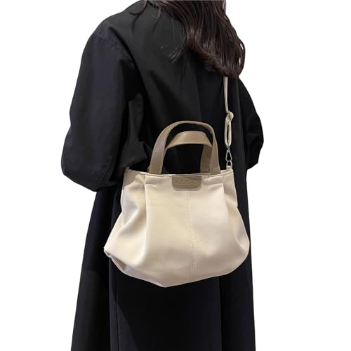 BABYVIVA Umhängetasche für Damen, große Kapazität, Umhängetasche, Umhängetasche, Schultertaschen für Mädchen, Frauen, Schule, Buchtasche, Handtasche, beige, As shown in the picture (error 1-3cm) von BABYVIVA