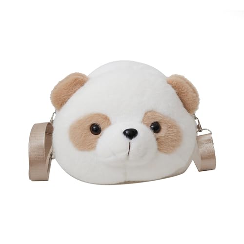 BABYVIVA Umhängetasche für Damen, niedliche Panda-Form, Kuriertasche, trendige Handy-Tasche für Mädchen, Kinder, Teenager, modische kleine Umhängetasche, khaki, Reference picture information von BABYVIVA